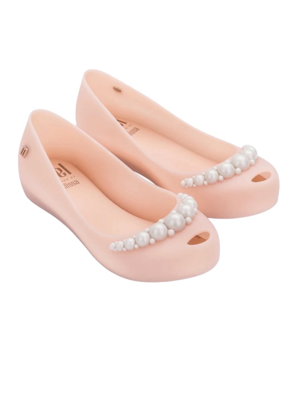 Mini Melissa Ballet Flats Pearls 2